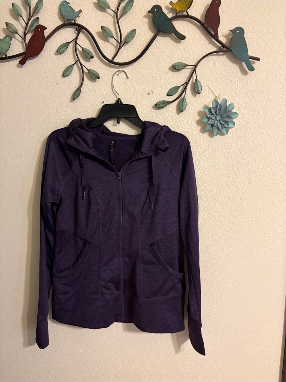 Women’s Hooded Zip Jacket - Purple